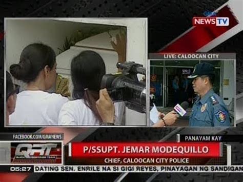 Panayam kay P/Ssupt. Jemar Modequillo, chief, Caloocan Police.